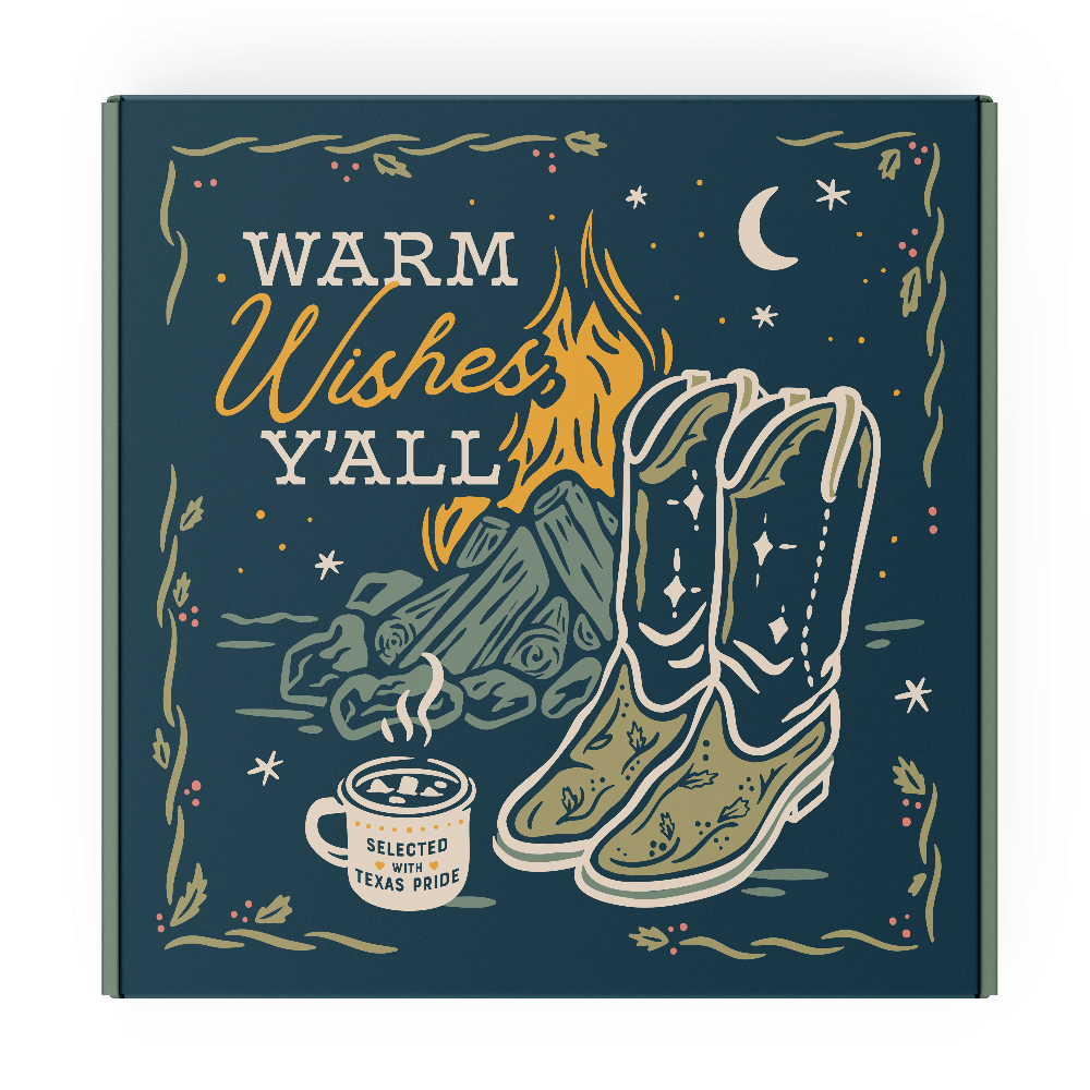 Warm Wishes Y'all Gift Box - Texas Treats