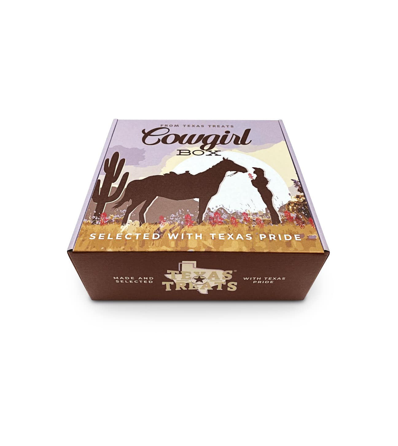 Texas Treats' Cowgirl box – available for personal and corporate gifting.