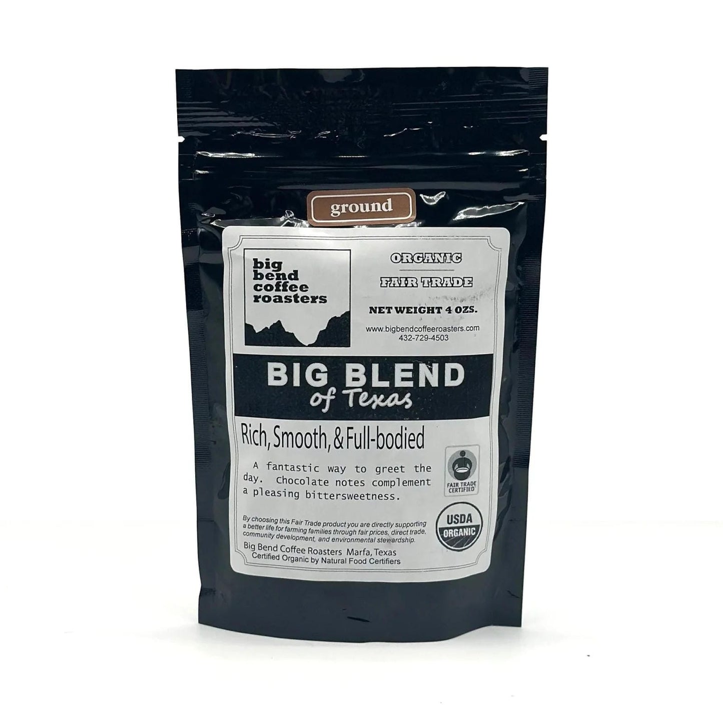 Big Blend Of Texas Coffee 4oz. - Texas Treats