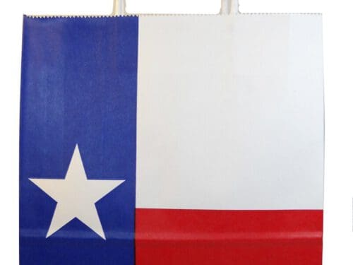 Texas Flag Paper Gift Bag