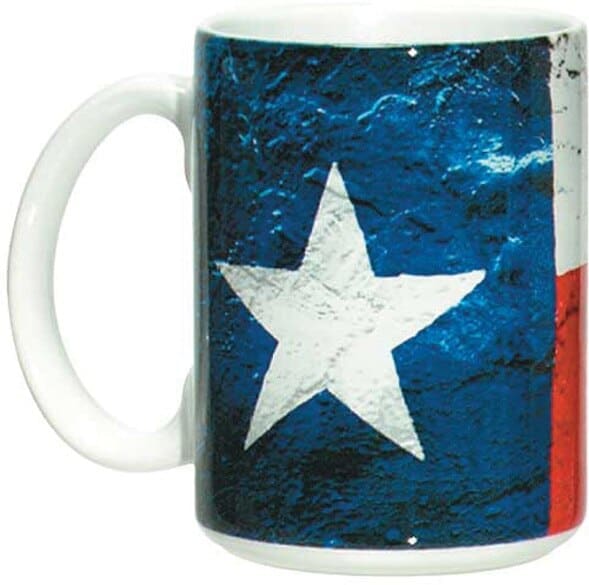 Mug - Painted Texas Flag