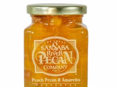 Great San Saba River Peach Pecan & Amaretto Preserves, 11oz.