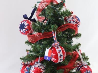 Unique Handmade Texas Christmas Tree Ornaments